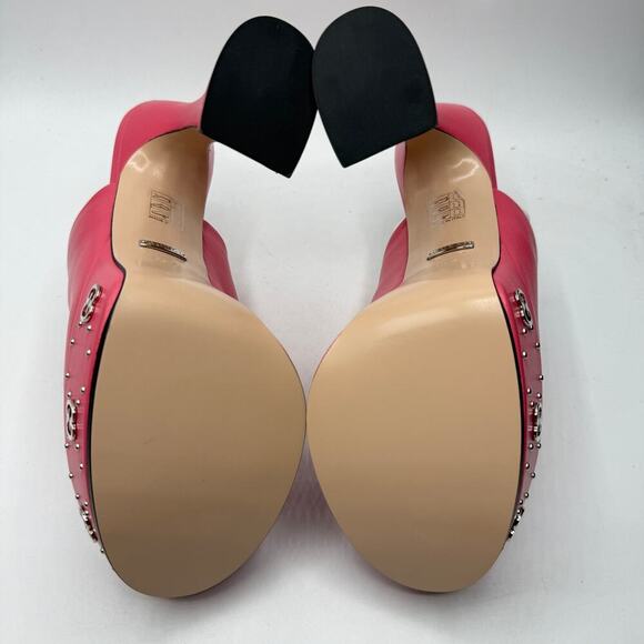 Gucci GG Stud Platform Malaga Kid Rhodamine Pink Size 39.5 US 9.5 - Picture 14 of 14